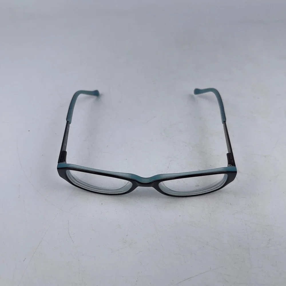 Lucky Brand Jade‎ Eyeglasses Frame Brown Blue Plastic Full Rim Oval 46-16-125mm
